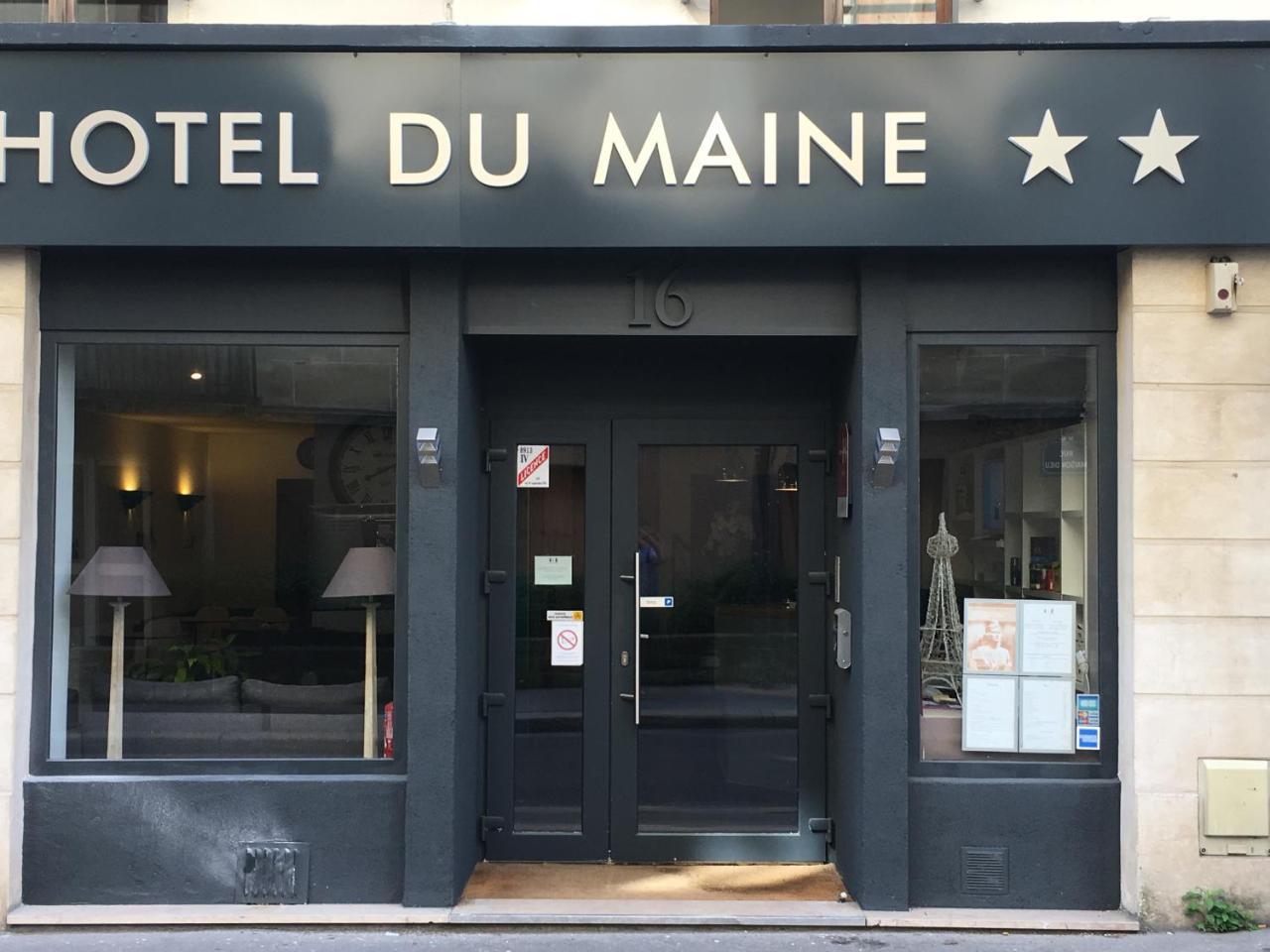 Hotel Du Maine Париж Екстериор снимка